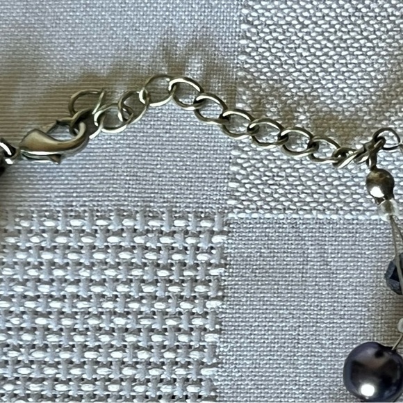 Purple Necklace and Earrings - Picture 7 of 8